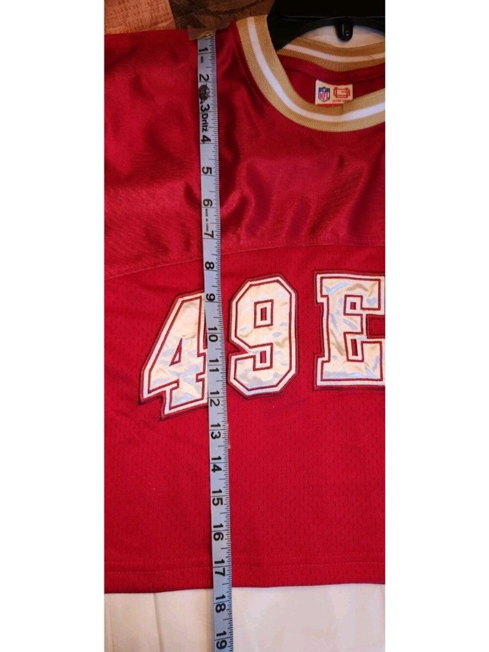 nfl ultra game SAN FRANCISCO 49ERS womens LARGE crop top jersey style - Picture 9 of 10